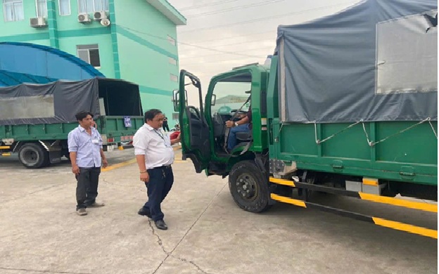 Hình 3: Thực hành bài thi sa hình bằng lái xe C1 với các bước cơ bản từ dễ đến khó.