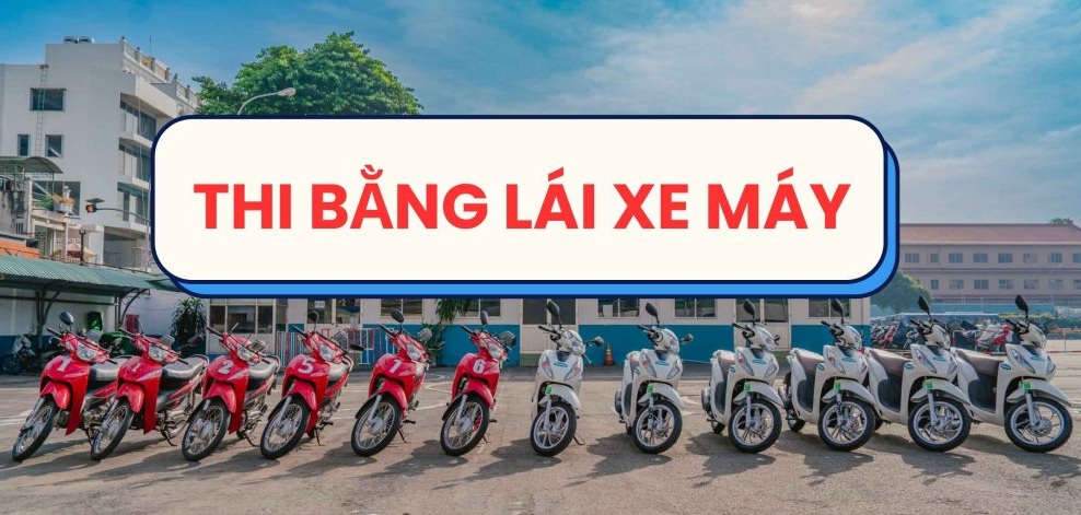 thi bằng lái xe máy hạng A1, A tại tphcm